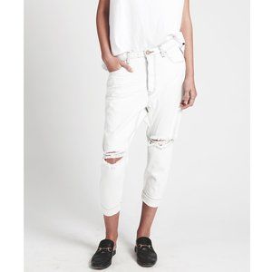 NWT One Teaspoon Kingpins Cropped Boyfriend Jean